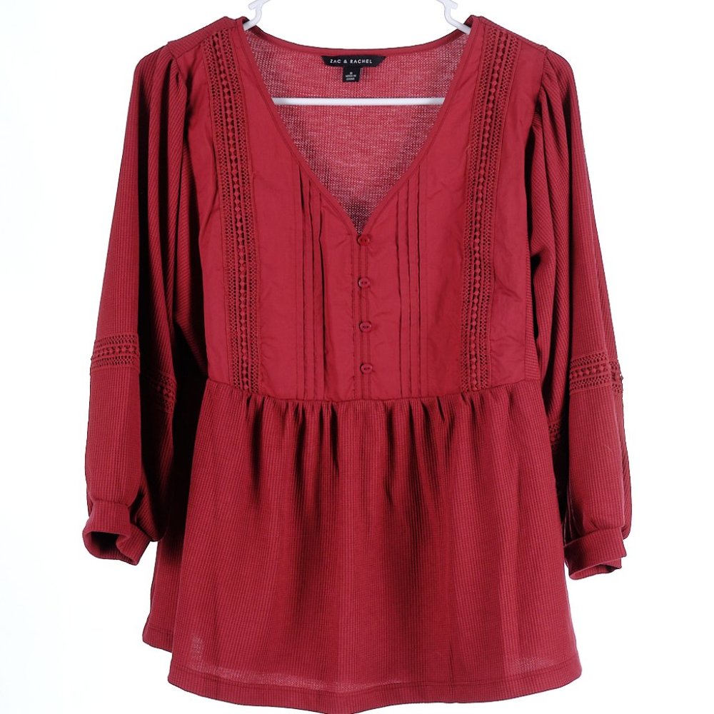Zac & Rachel Mauve Blouse Small
